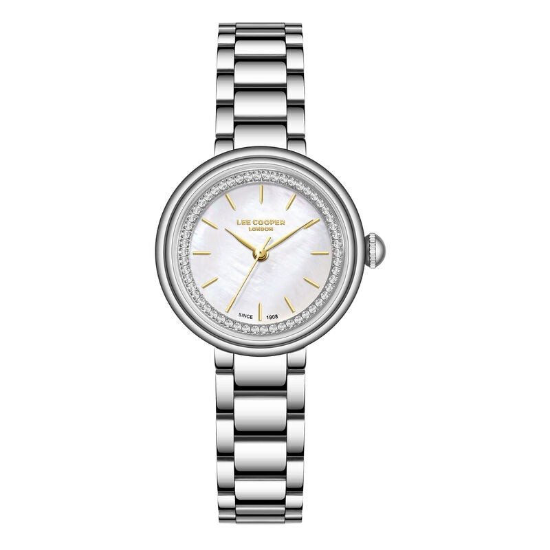 Lee Cooper Women's Analog Watch Stainless Steel Strap, LC08279