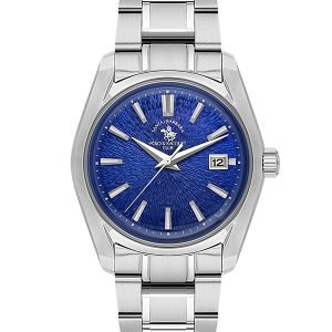 SB.3.10002 Elegant Santa Barbara Polo Men's Watch Stainless Steel Band