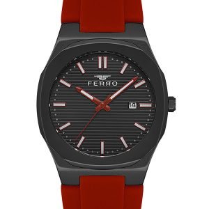 F11340D Ferro Silicone Strap Men's Wristwatch