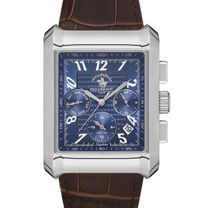 SB.1.10550 Elegant Santa Barbara Polo Men's Watch Genuine Leather Band