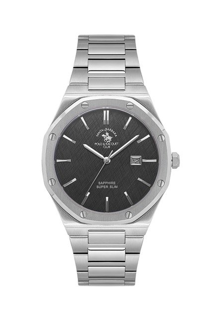 SB.1.10673 Elegant Santa Barbara Polo Men’s Watch Stainless Steel Band
