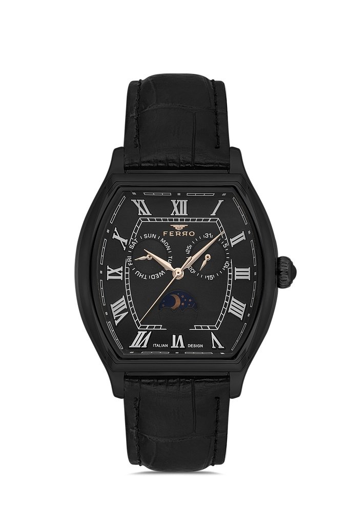 FM40125B Men's Watch Leather Band