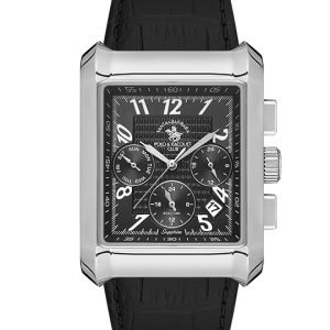 SB.1.10550 Elegant Santa Barbara Polo Men's Watch Genuine Leather Band