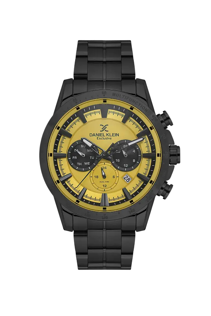 DK.1.14005 BLACK STEEL BAND GREY DIAL FOR MEN