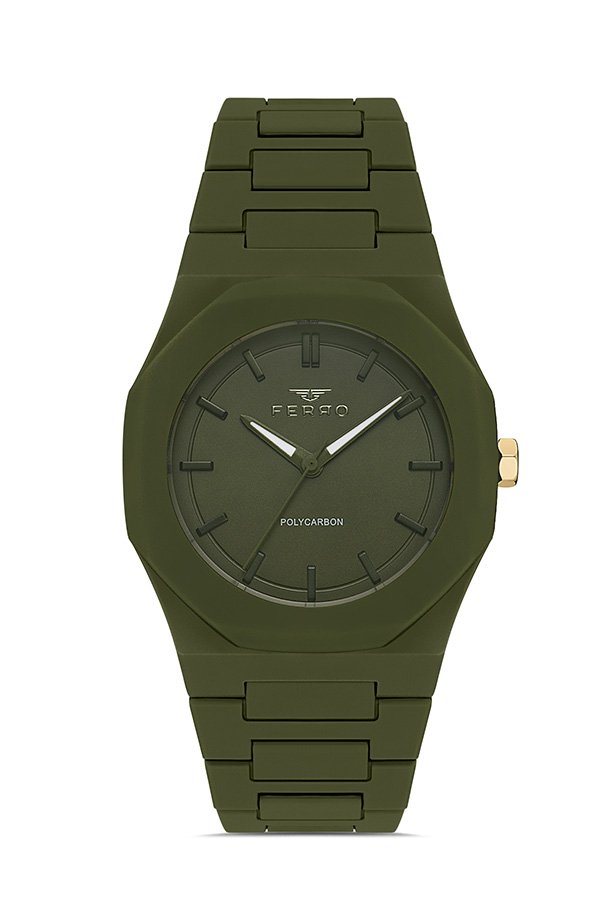 F11400D Ferro Poly Carbon Strap Men's Wristwatch