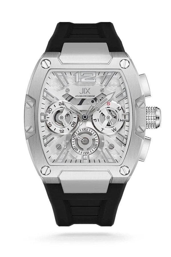 JX3035 Elegant Giovanni Exchange Men's Watch Silicon Band