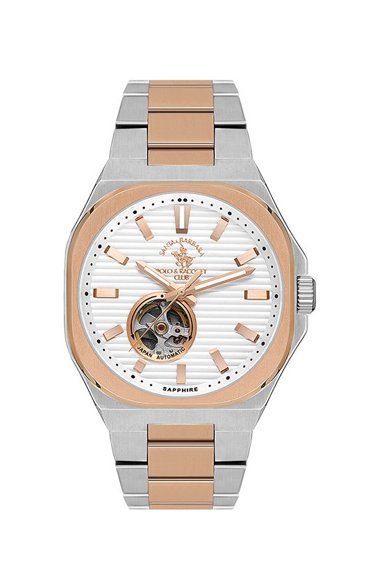 SB.1.10534 Elegant Santa Barbara Polo Men's Watch Stainless Steel Band