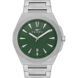 F11498AWT Ferro Silver Steel Strap Men's Wristwatch