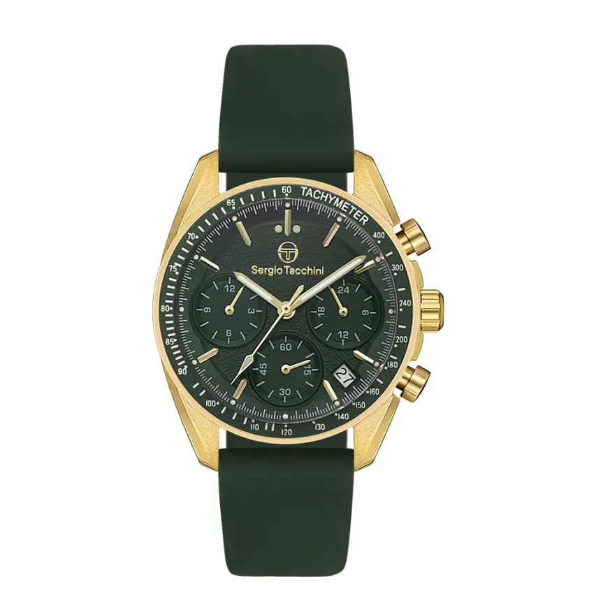 ST.1.10410 is a men's multi-functional silicon watch/ versai