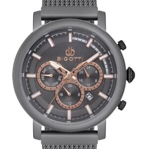 BG.1.10140 Elegant Bigotti Milano Men's Watch MESH Steel Band