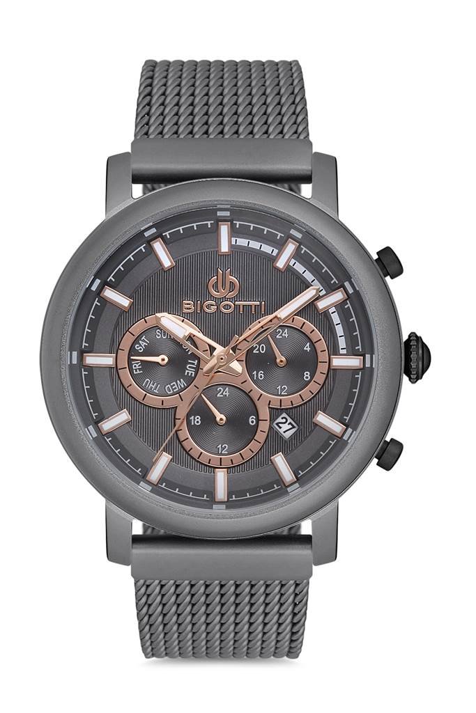 BG.1.10140 Elegant Bigotti Milano Men's Watch MESH Steel Band