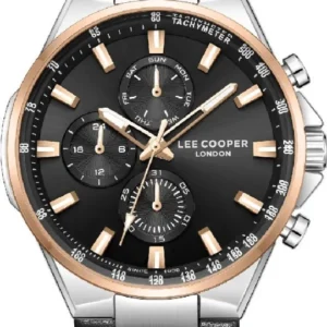 Lee Cooper Men's Multifunction Watch with Leather Band, LC08223
