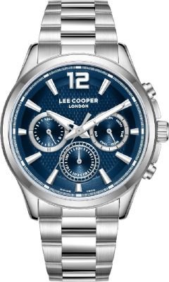 Lee Cooper Men's Multifunction Watch with Stainless Steel Band, LC08396