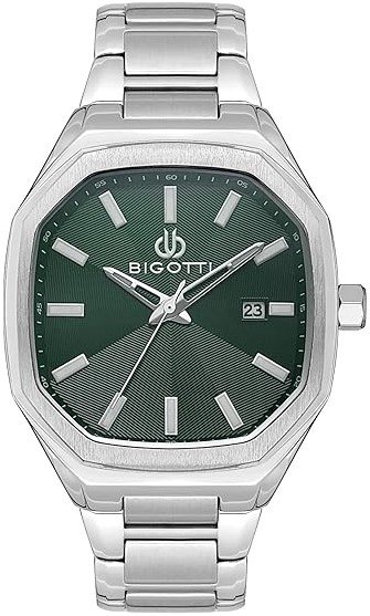 BG.1.10529 Elegant Bigotti Milano Men's Watch Stainless Steel Band