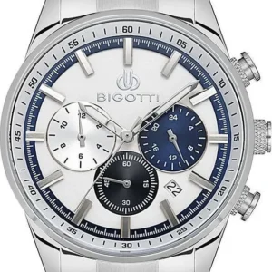 BG.1.10542 Elegant Bigotti Milano Men's Watch Stainless Steel Band