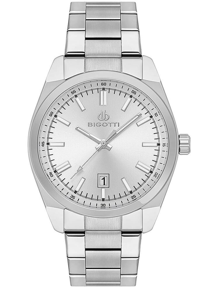 BG.1.10568 Elegant Bigotti Milano Men's Watch Stainless Steel Band