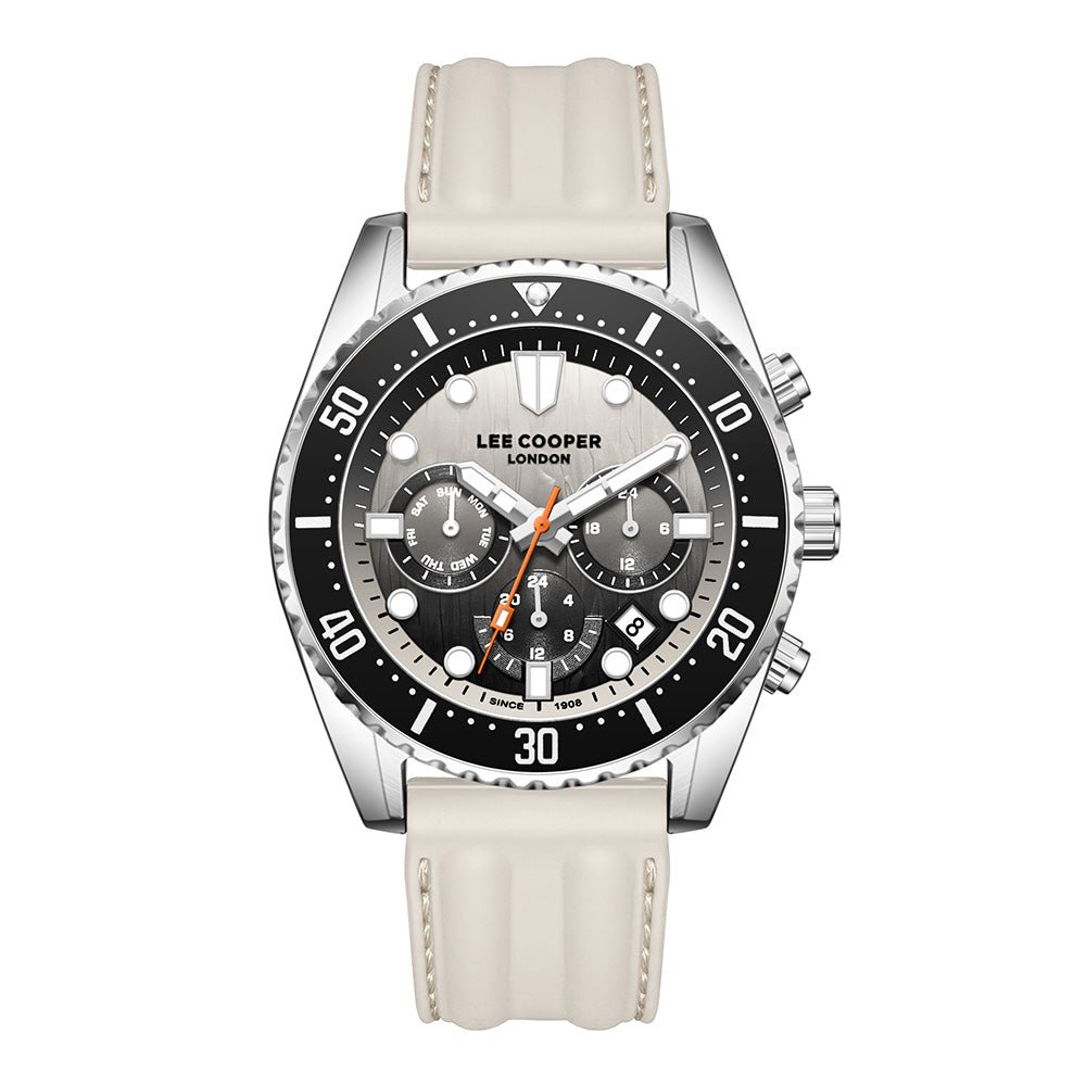Lee Cooper Men's Multifunction Watch with Silicone Band, LC08335