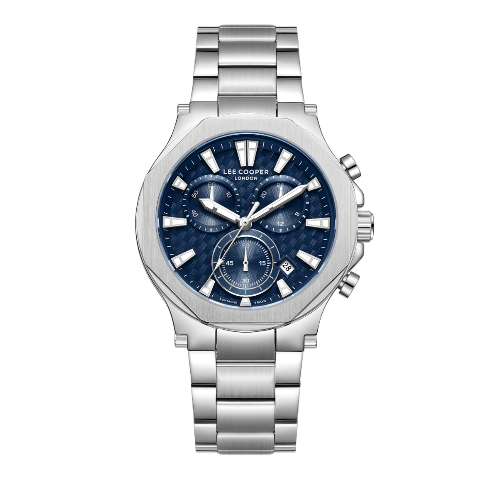 Lee Cooper Men's Multifunction Watch with Stainless Steel Band, LC08361