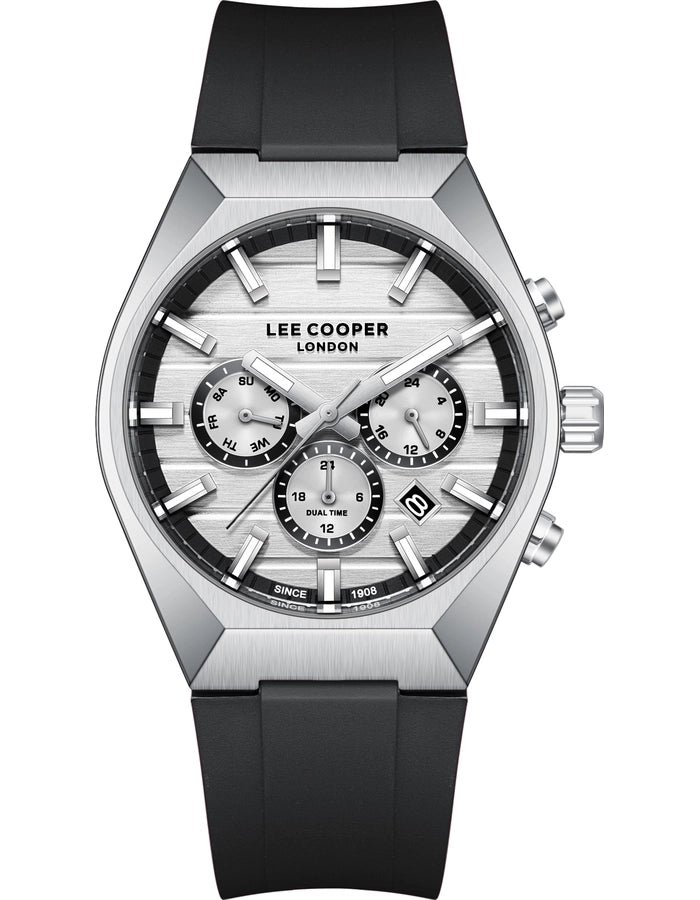 Lee Cooper Men's Multifunction Watch with Silicone Band, LC08388