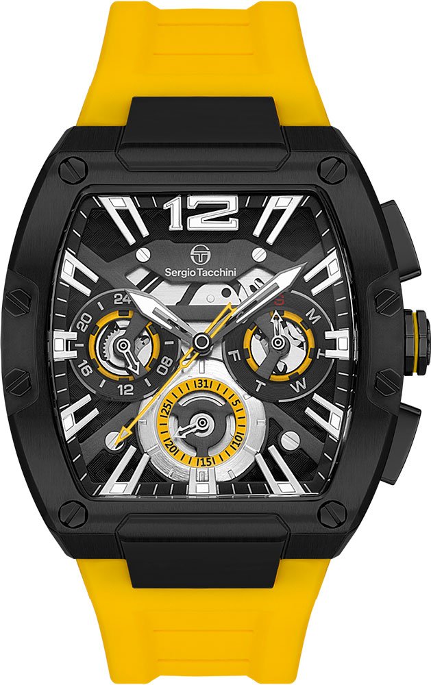 ST.3.10003 is a men's multi-functional silicon watch