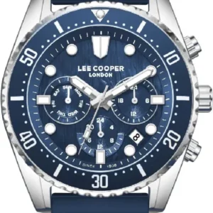 Lee Cooper Men's Multifunction Watch with Silicone Band, LC08335