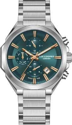 Lee Cooper Men's Multifunction Watch with Stainless Steel Band, LC08367