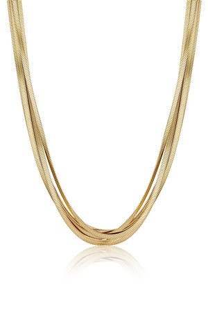 Freelook Paris Layered Gold-Tone Necklace