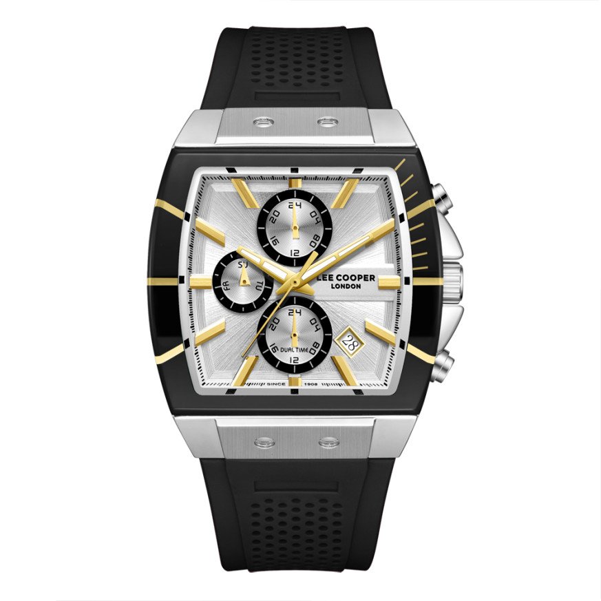 Lee Cooper Men's Multifunction Watch with Silicone Band, LC08399